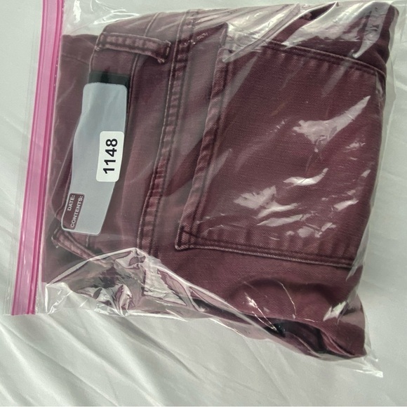 BDG faded distressed burgundy mid rise twig ankle jeans, 29 - Picture 12 of 14